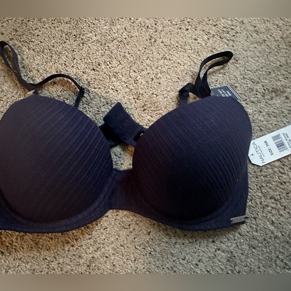 Navy Nautica bra. Size 36B